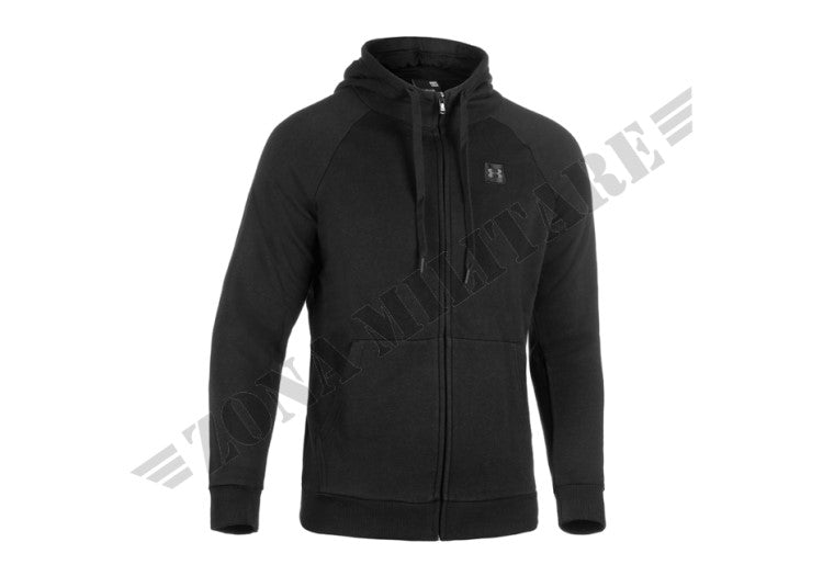 Ua Rival Fleece Zip Hoodie Under Armour Black