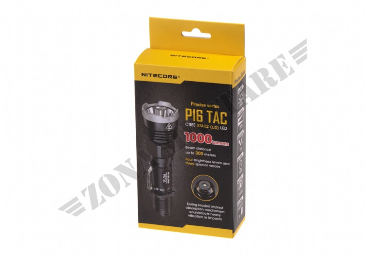 Torcia P16 Tac Precise Tactical Nitecore 1000 Lumens