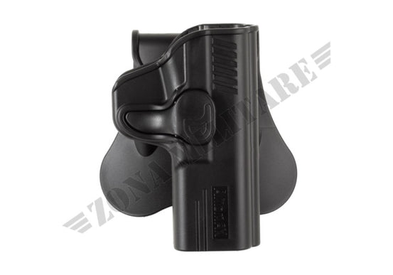 Fondina Paddle Holster Per We/Vfc/M&P9 Amomax Nera