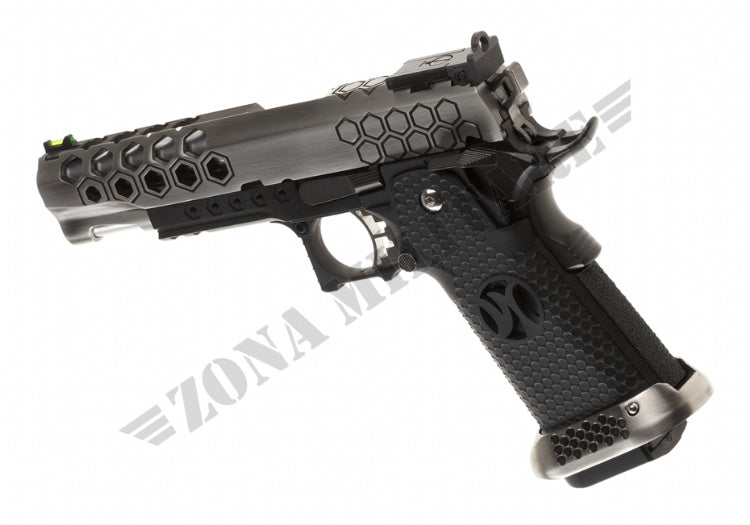 Pistola Hx2501 Full Metal Gbb Aw Custom Inox And Black