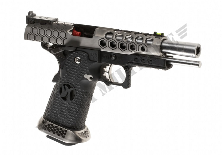 Pistola Hx2501 Full Metal Gbb Aw Custom Inox And Black