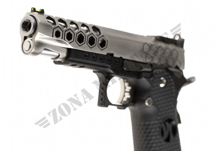 Pistola Hx2501 Full Metal Gbb Aw Custom Inox And Black