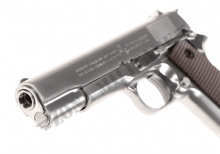 Pistola Colt M1911 Full Metal Gbb We Silver