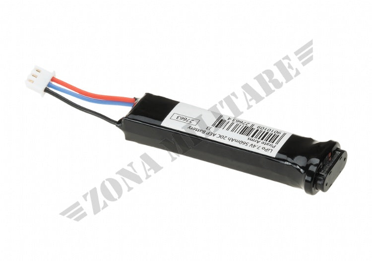 Batteria Lipo 7.4V 560Mah 20C Aep Battery Pirate Arms