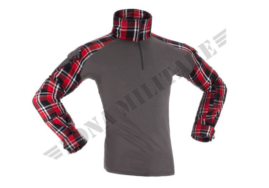 Flannel Combat Shirt Invader Gear Red&White