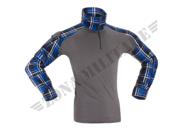 Flannel Combat Shirt Invader Gear Blue&White