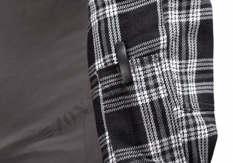 Flannel Combat Shirt Invader Gear Black&White