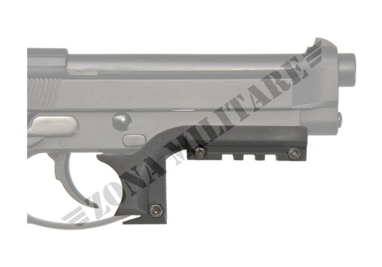 Slitta In Abs Per Pistola M9 Rail Mount Element