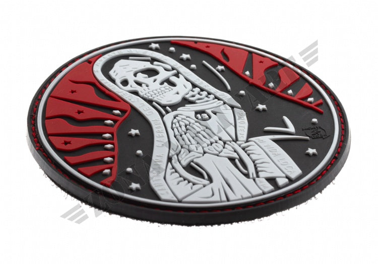 Patch Gommata Santa Muerte Rubber Patch Jtg Red Sky