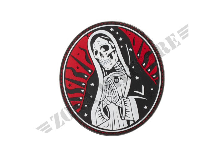 Patch Gommata Santa Muerte Rubber Patch Jtg Red Sky