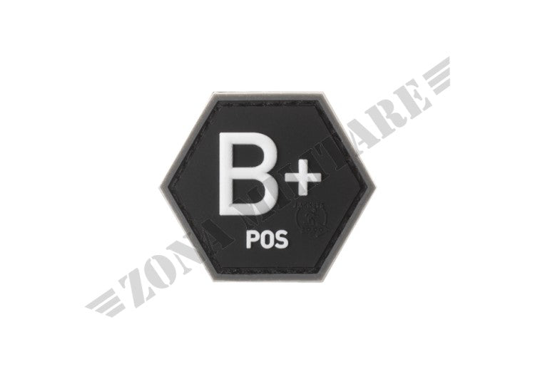 Patch Gommata Bloodgroup Hexagon B Positivo Jtg