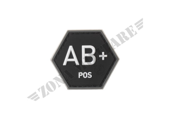 Patch Gommata Bloodgroup Hexagon Ab Positivo Jtg