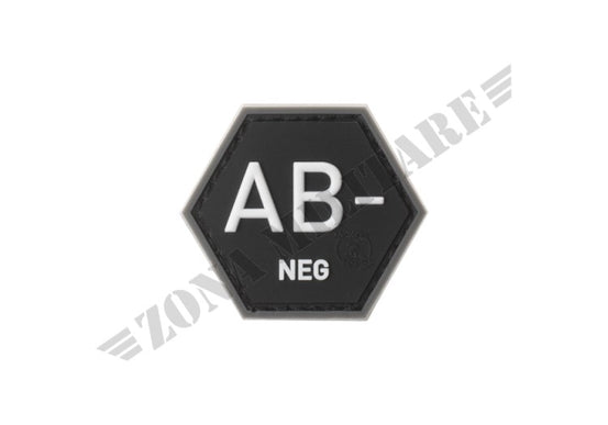 Patch Gommata Bloodgroup Hexagon Ab Negativo Jtg