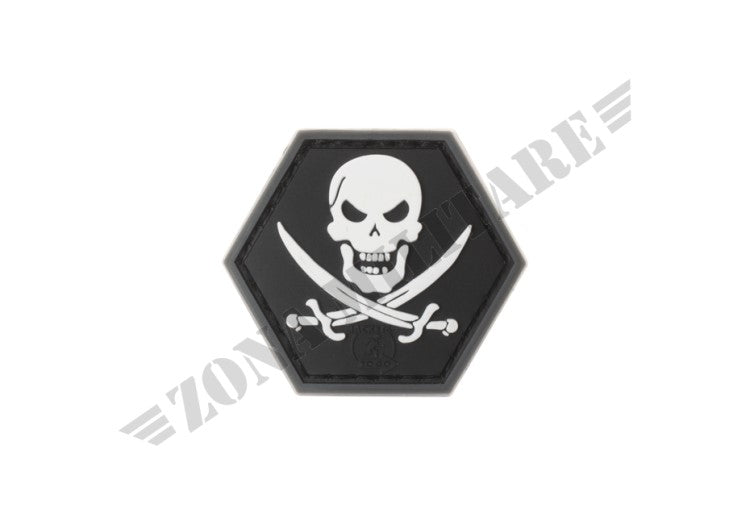 Patch No Fear Pirate Rubber Jtg Swat