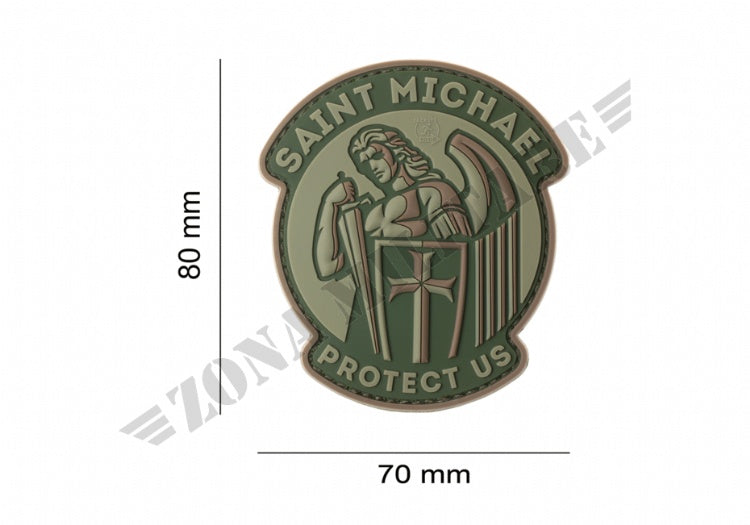 Patch Gommata Saint Michael Rubber Jtg Multicam Version