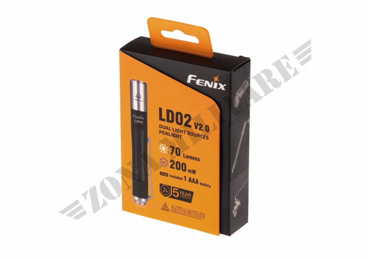 Torcia Tascabile Fenix 70 Lumen Con Led Uv