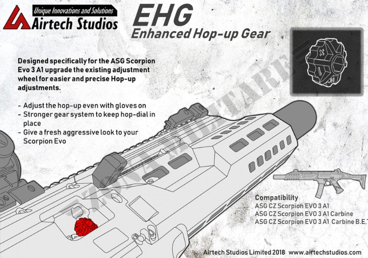 Eha Enhanced Hop Up Adjustment Asg Evo3 A1 Airtech Studios