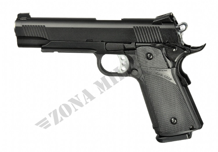 Pistola Hi-Capa 5.1 Full Metal Gbb Kj Works Black Version