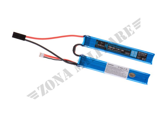 Batteria Lipo 7.4V 1300Mah 25C Twin Type Nimrod