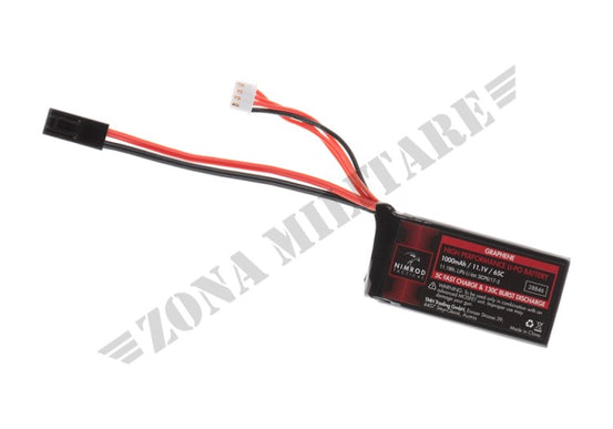 Batteria Lipo 11.1V 1000Mah 65C Graphene Peq Type Tamiya Niumrod