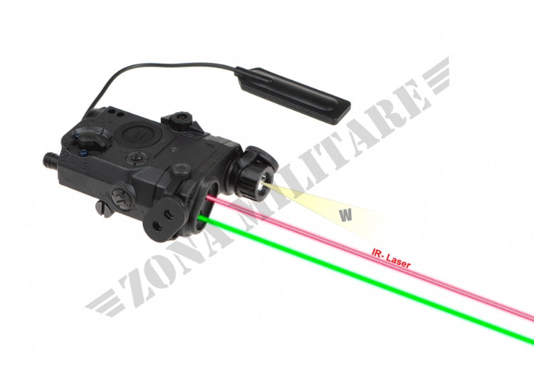 AN7PEQ 15 UHP La-5C TORCIA/Laser COLORE VERDE + IR Wadsn