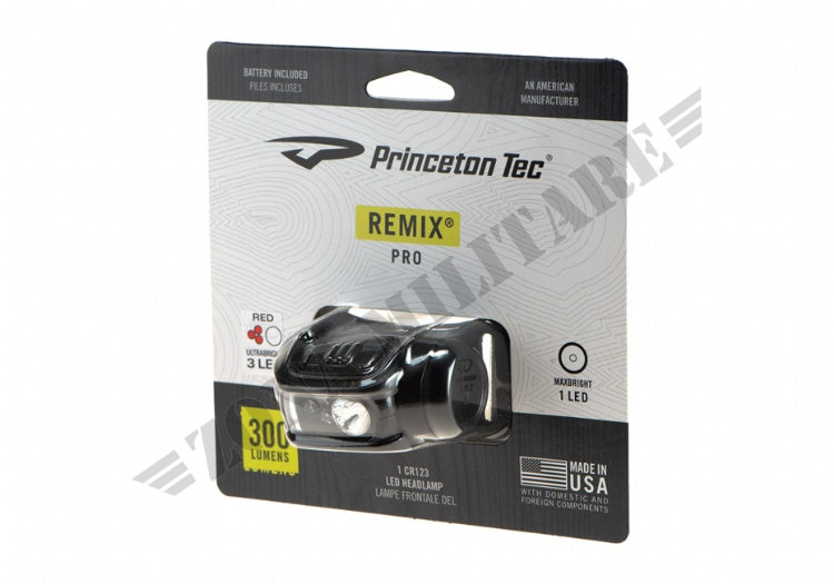 Torcia Da Fronte Remix Pro Rw Princeton Tec Nera