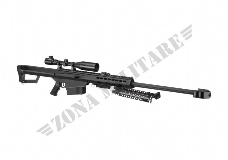 Fucile Barrett M82A1 Bolt Action Sniper Rifle Set Snow Wolf