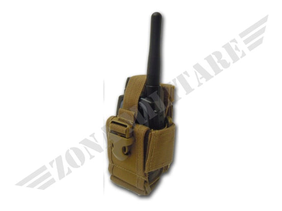 Tasca Porta Radio Molle Colore Coyote Tan Mfh