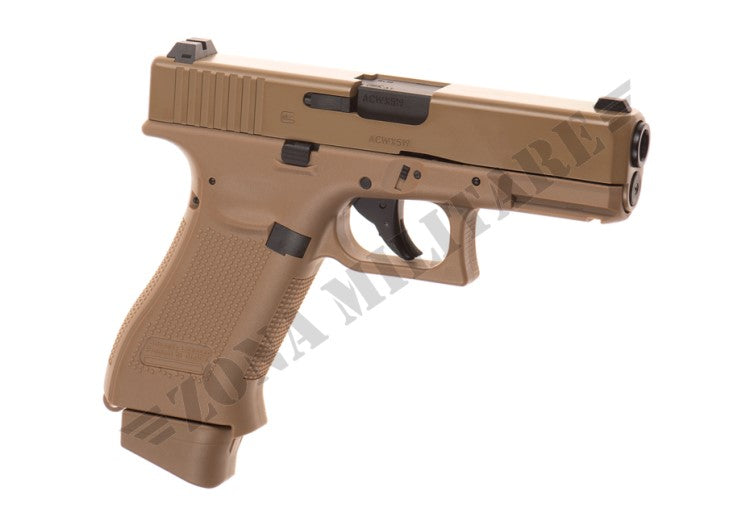 Pistola Glock 19X Metal Version Co2 Glock Tan Version