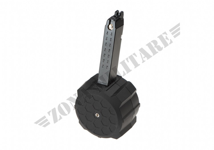 Drum Mag G17 Models Gbb 200Rds Hfc