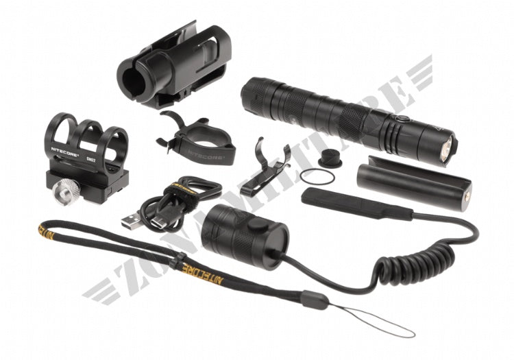 Torcia Mh12 V2 Tactical Kit Nitecore 1200 Lumens