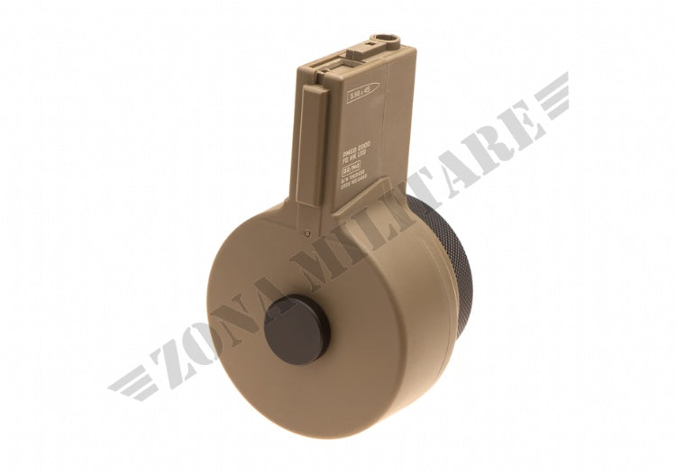 Caricatore Drum Mag M4 2150Rds Ares Tan Version