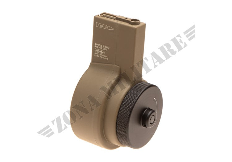 Caricatore Drum Mag M4 2150Rds Ares Tan Version