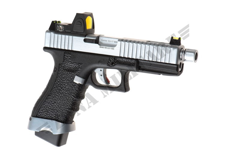 Pistola Eu17 + Bds Gbb Vorsk Chrome Edition