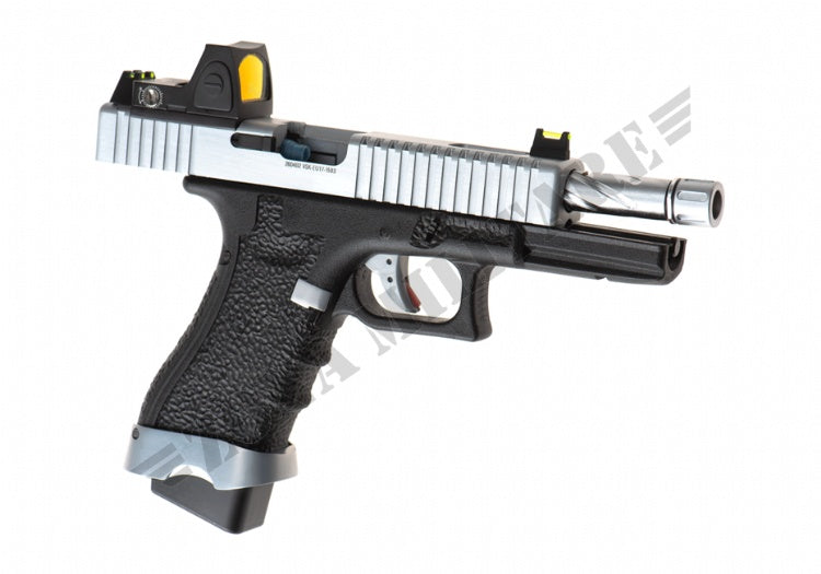 Pistola Eu17 + Bds Gbb Vorsk Chrome Edition