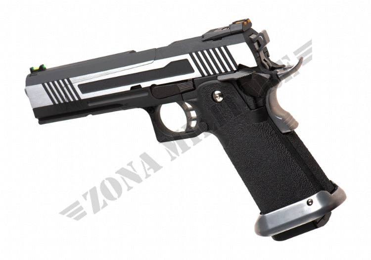 Hx1031 Split Slide Full Auto Full Metal Gbb Aw Custom Silver&Black