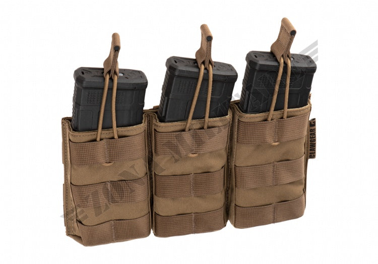 5.56Mm Open Triple Mag Pouch Core Clawgear Coyote