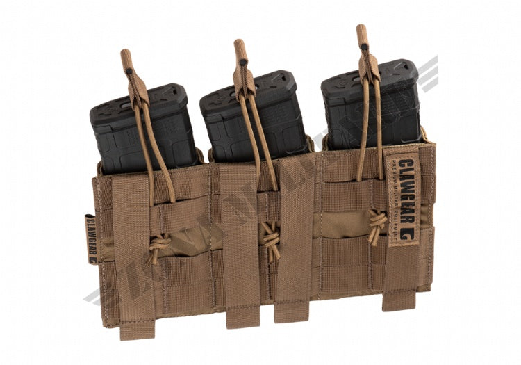 5.56Mm Open Triple Mag Pouch Core Clawgear Coyote