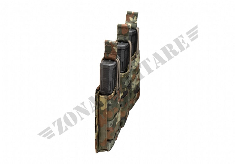 5.56Mm Open Triple Mag Pouch Core Clawgear Flecktarn