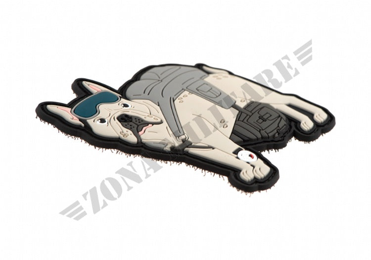 Frenchie - Paratrooper French Bulldog Patch Airsoftology