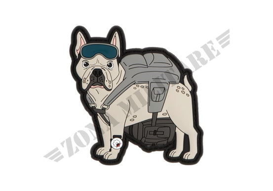 Frenchie - Paratrooper French Bulldog Patch Airsoftology