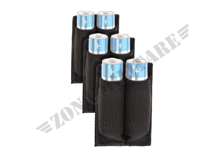 Battery Strap Stilo Aa 3-Pack Invader Gear Black