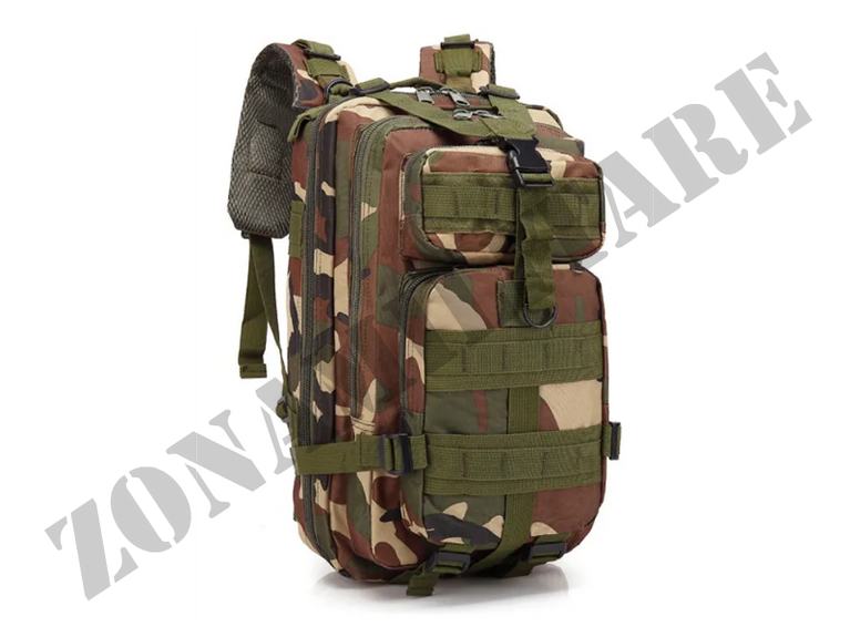 ZAINO MILITARY 3P TRAVELING BACKPACK 13 LITRI WOODLAND A.C.M.