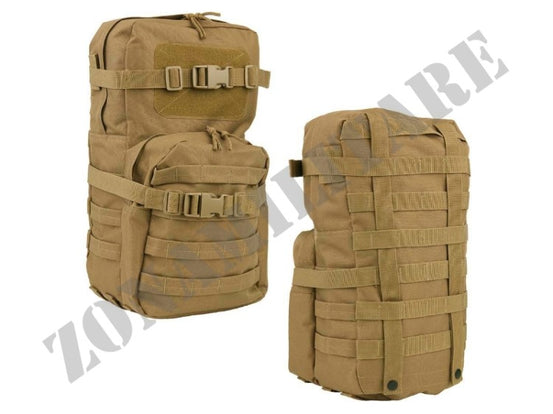 Zaino 40 Litri Militare Nero Tattico SoftAir SBB Modulare Molle in