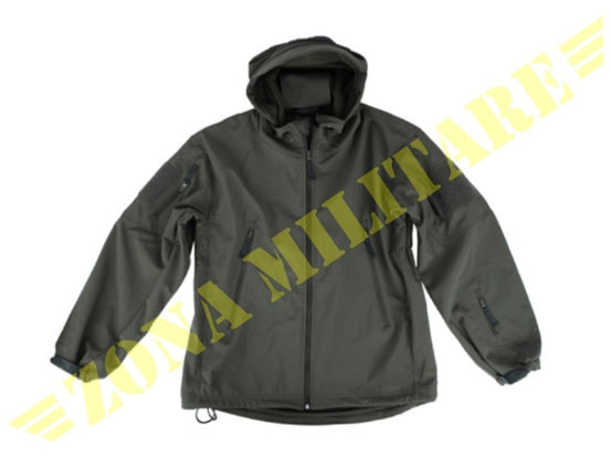 Tactical Gear Stealth Hoodie Shark-Skin Softshell Black