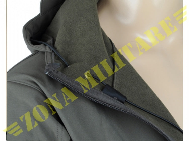 Tactical Gear Stealth Hoodie Shark-Skin Softshell Black