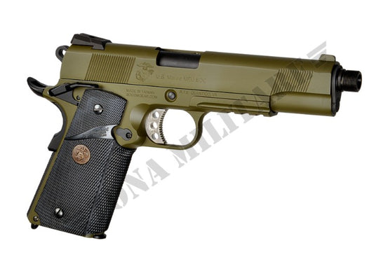 Pistola M1911 Meu Full Metal Gbb Jungle Combat Socom Gear