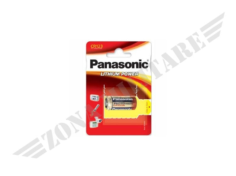 Batteria Panasonic Lithium Photo Power Cr-123Al