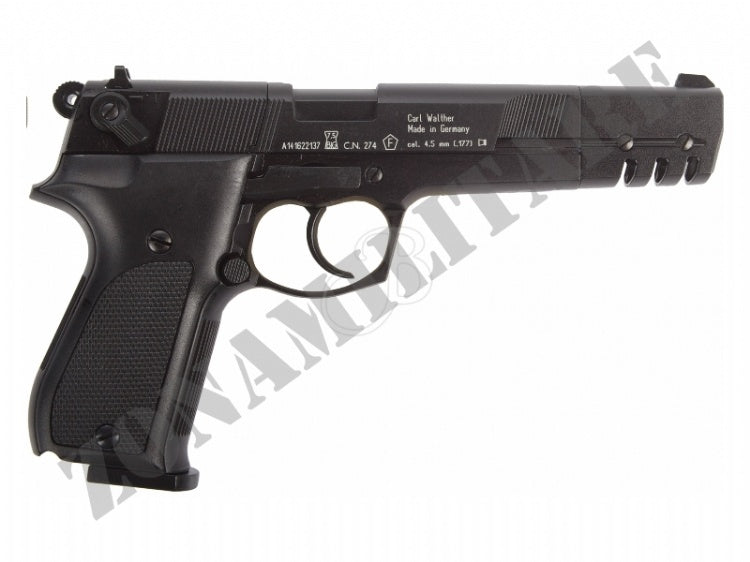 Pistola Umarex Walther Cp 88 6'' Black Cal.4.5 Pot.<7.5Joule