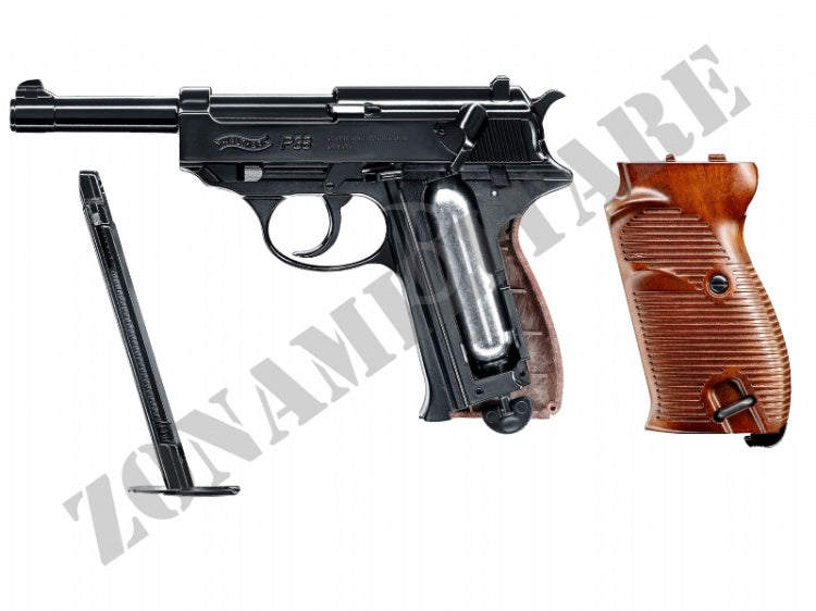 Pistola Umarex Walther P38 Blowback Co2 Cal.4.5 Pot.<7.5 Joule